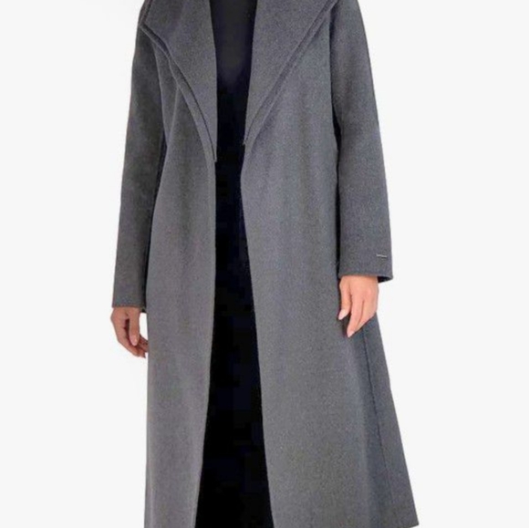 TAHARI DOUBLE FACE FABRIC COAT - Picture 6 of 13